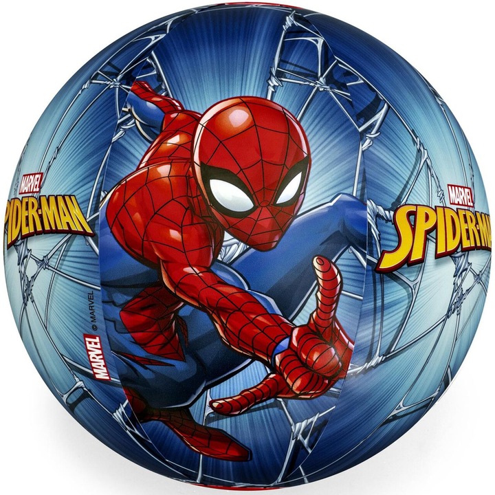 Надуваема топка Bestway - Spider-Man, 51 см