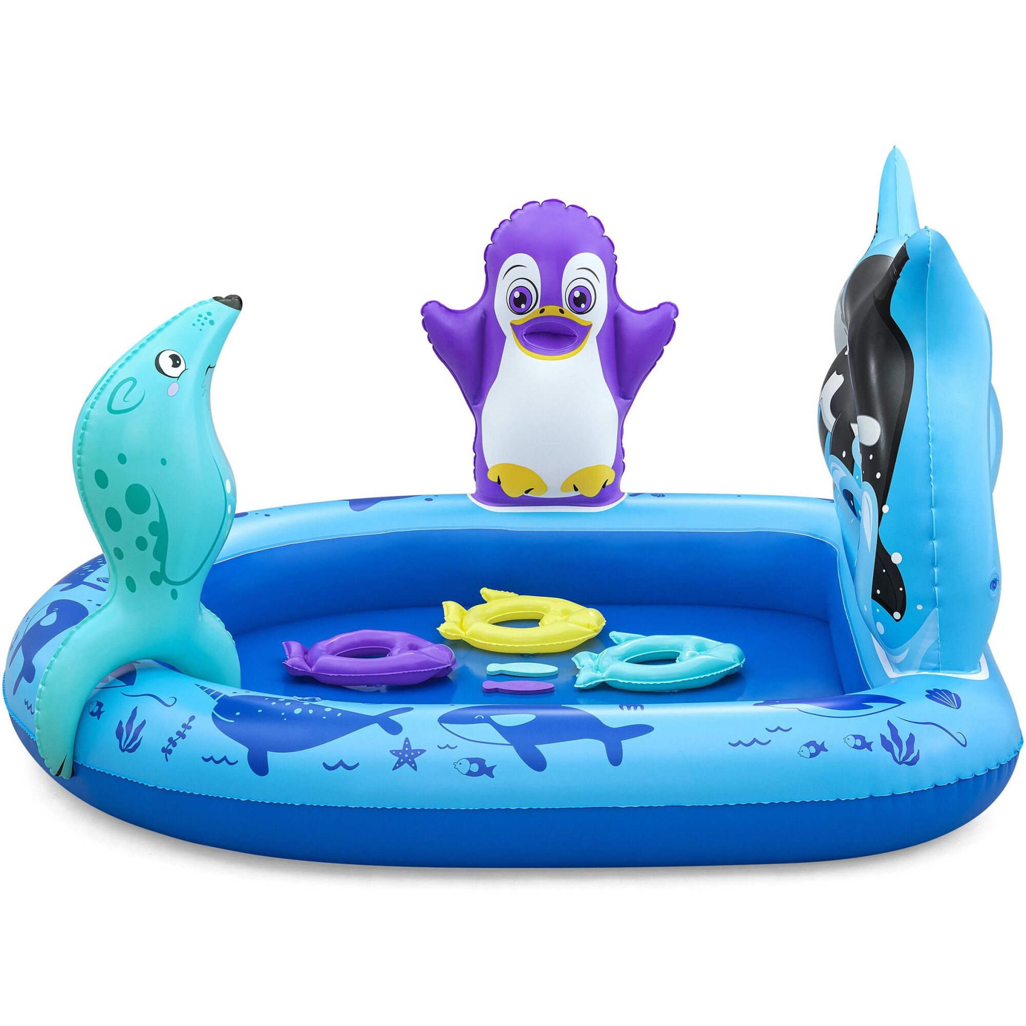 Piscina gonflabila Bestway - Polar Pals, 134 x 131 x 73 cm