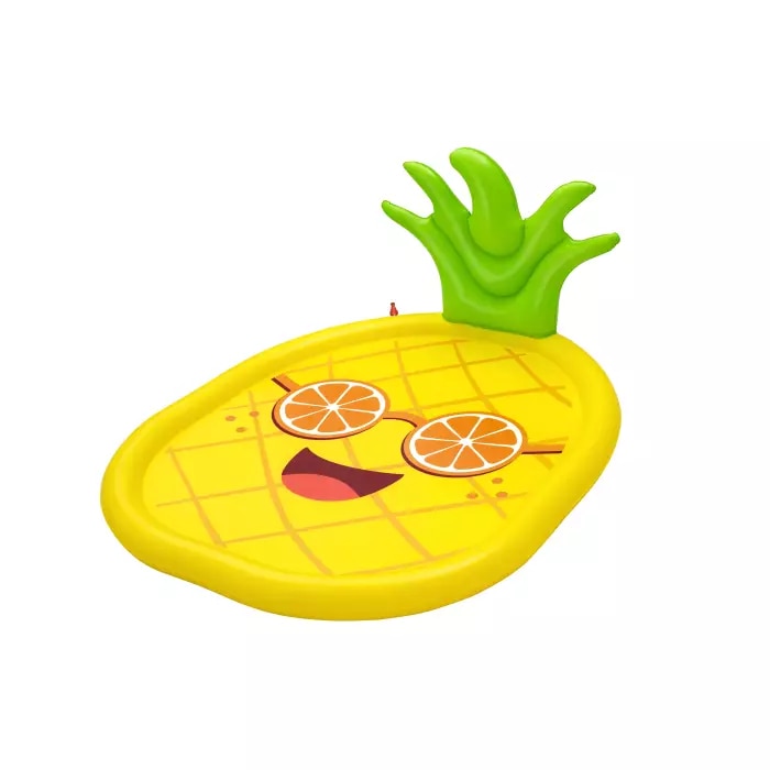 Spatiu de joaca gonflabil Bestway - Sunny Pineapple, cu stropitoare, 196 x 165 cm