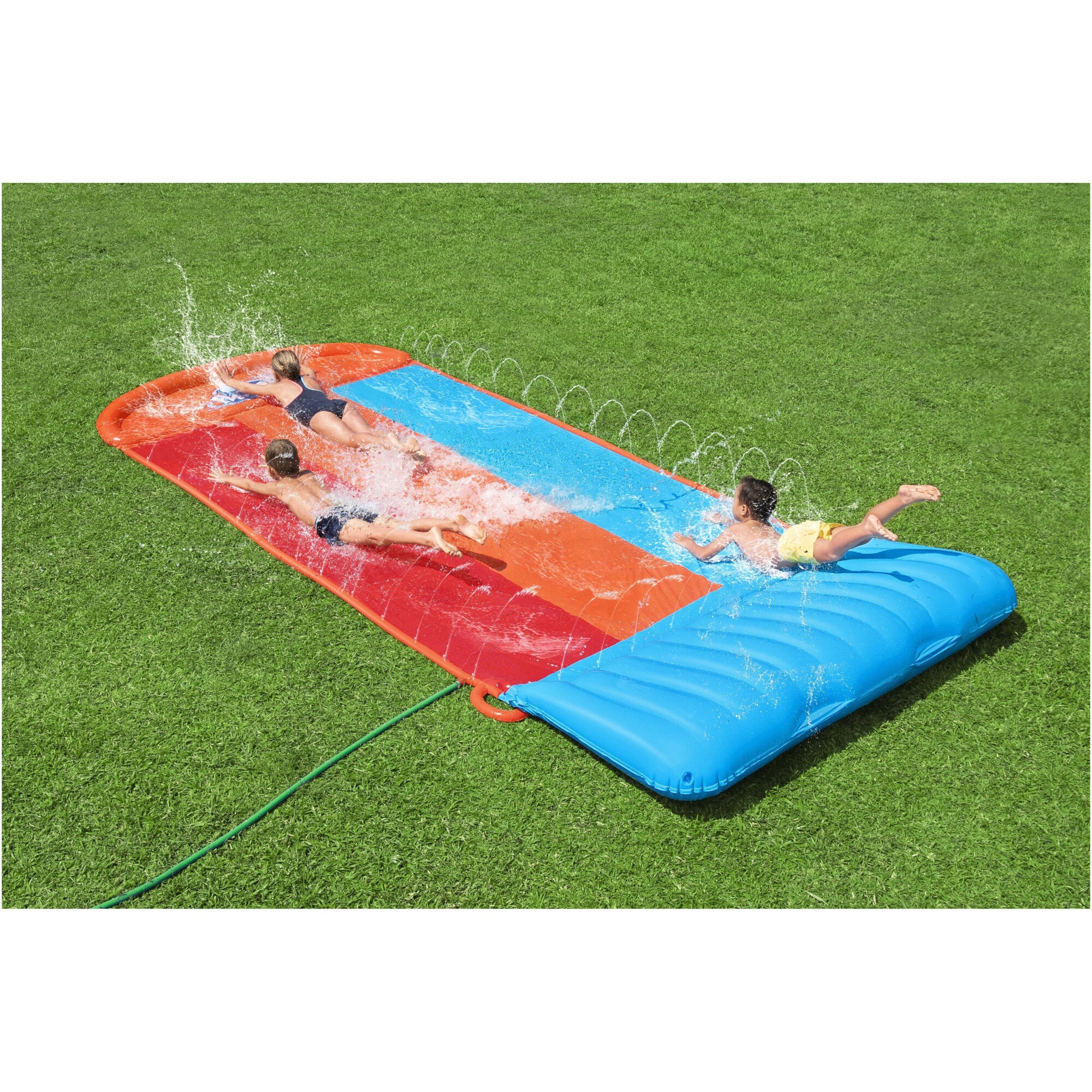 Tobogan de apa Bestway H2OGO 16'/4.88m Tsunami Splash Ramp Triple
