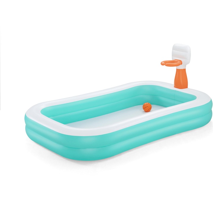 Надуваем басейн Bestway - Dunk n' Splash, 251 x 168 x 102 см