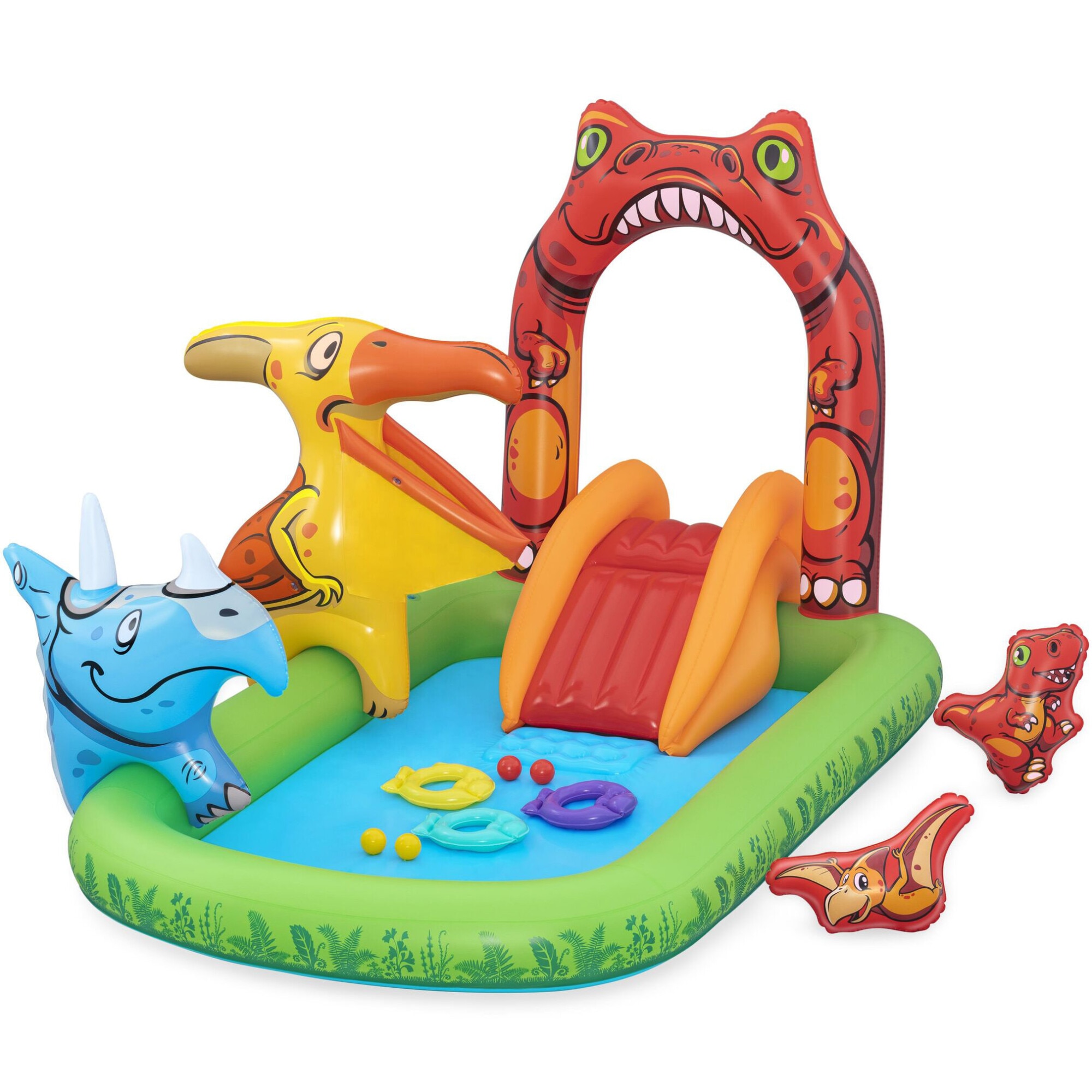 Piscina gonflabila Bestway - Jurassic Splash Play Center, 241 x 140 x 137 cm