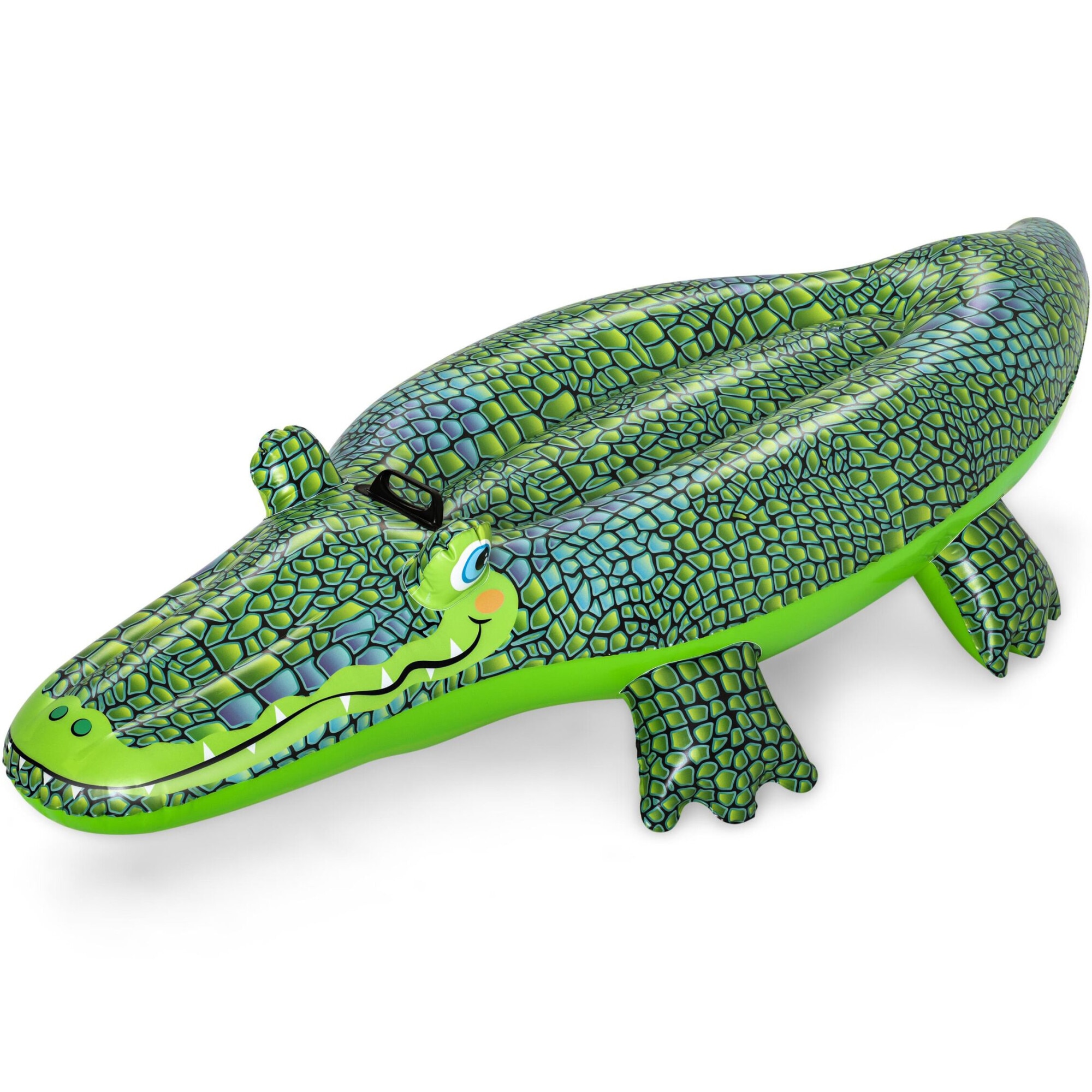 Saltea gonflabila Bestway - Ride-on, Buddy Crocodile, 152 x 71 cm