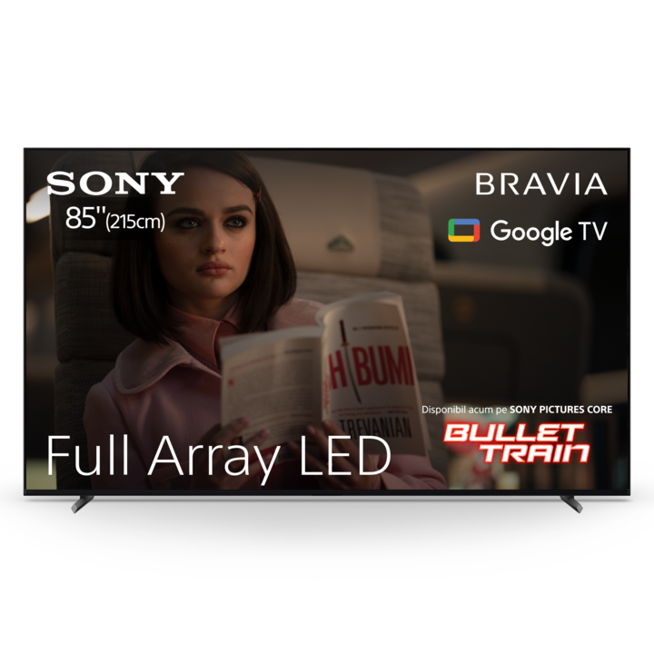 Tелевизор Sony BRAVIA LED 85X90L, 85"(215 см), Smart Google TV, 4K Ultra HD, 100 Hz, Клас E