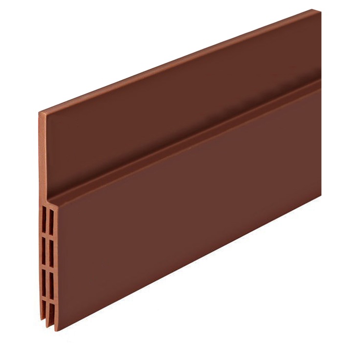 Banda etansatoare usa, Silicon, CooTooLa®, Auto-adeziva, 100cm, maro