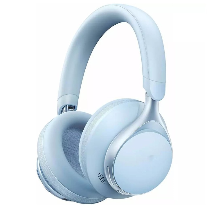 Безжични слушалки Over-The-Ear, SoundCore, Bluetooth 5.3 свързаност, Space One, сгъваеми, Active Noise Canceling, 55H автономия, Син