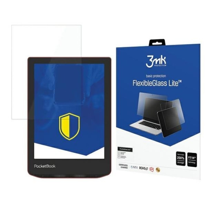 Хибридно защитно фолио за pocketbook, 3MK, FlexibleGlass Lite, Verse Pro 8.3", против надраскване, лесен монтаж, прозрачен