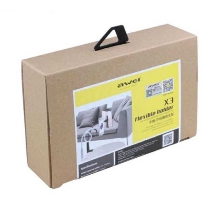 AWEI asztali tartó X3 4"-10.5" long arm fehér