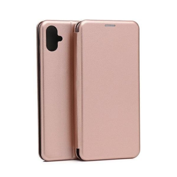 Husa telefon, Beline Magnetic pentru Samsung Galaxy A05, roz auriu, cu buzunar