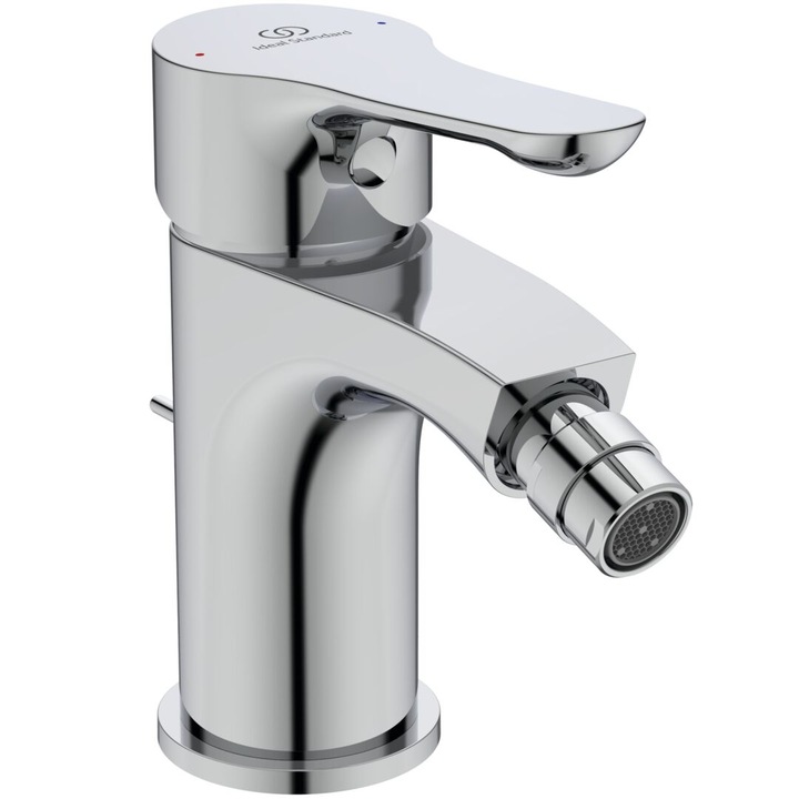 Baterie bideu Ideal Standard Alpha BC487AA , cartus ceramic 35 mm cu limitator temperatura apa, limitator debit 5 l/min, ventil metalic, crom