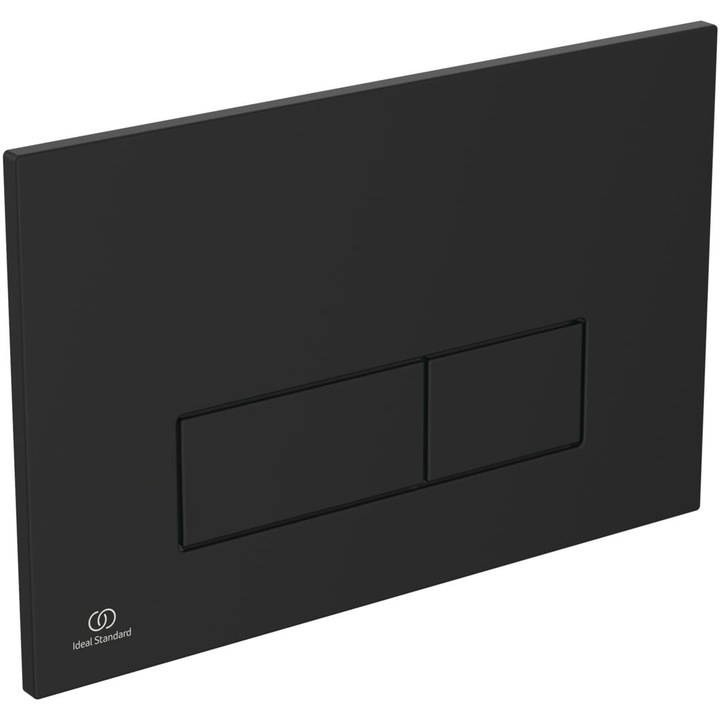 Szelep beépített WC-tartályhoz Ideal Standard ProSys Oleas M2 R0121A6, mechanikus, kétféle öblítési áramlás, matt fekete