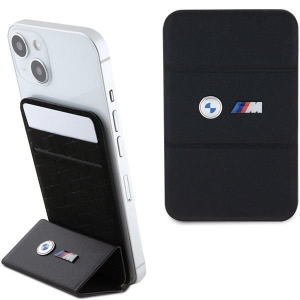 Portofel magnetic pentru carduri, BMW, Piele ecologica, MgSafe, Negru