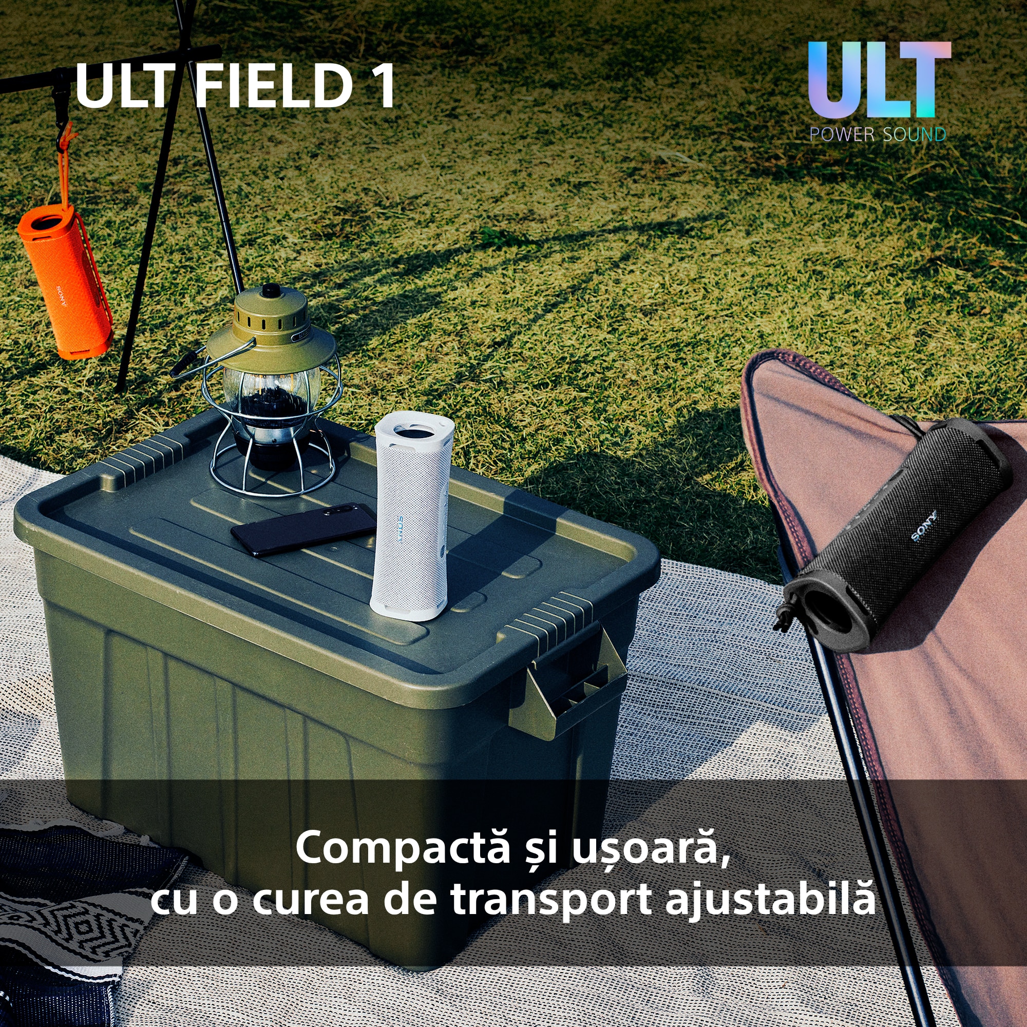 Boxa portabila Sony ULT FIELD 1, Bluetooth 5.3, Rezistenta la apa