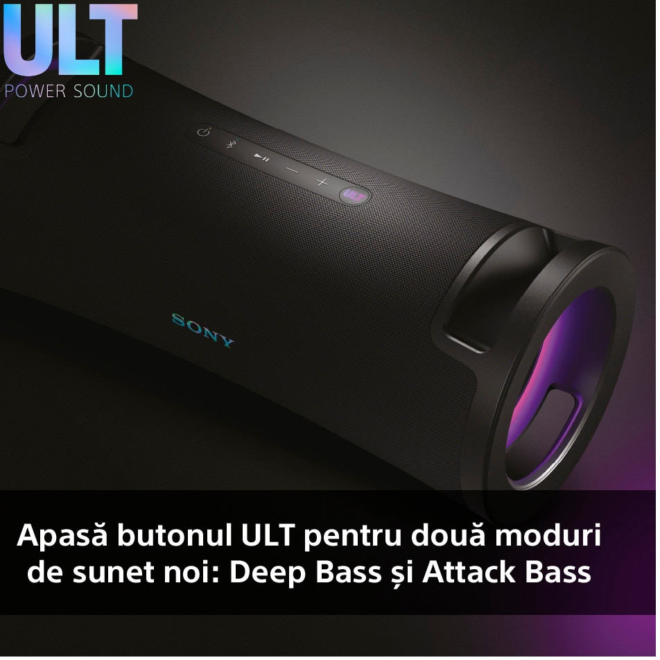 Boxa portabila Sony ULT FIELD 7, Ultimate Deep BASS, Bluetooth 5.2