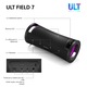 Boxa portabila Sony ULT FIELD 7, Ultimate Deep BASS, Bluetooth 5.2, Rezistenta la apa IP67, Iluminare LED, Intrare microfon, Autonomie 30 ore, Negru