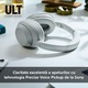 Casti Over the Ear Sony ULT WEAR, Wireless, Bluetooth, ULT Power Sound, Noise cancelling, Autonomie baterie 30 ore, Microfon, IOS si Android, Forest Gray