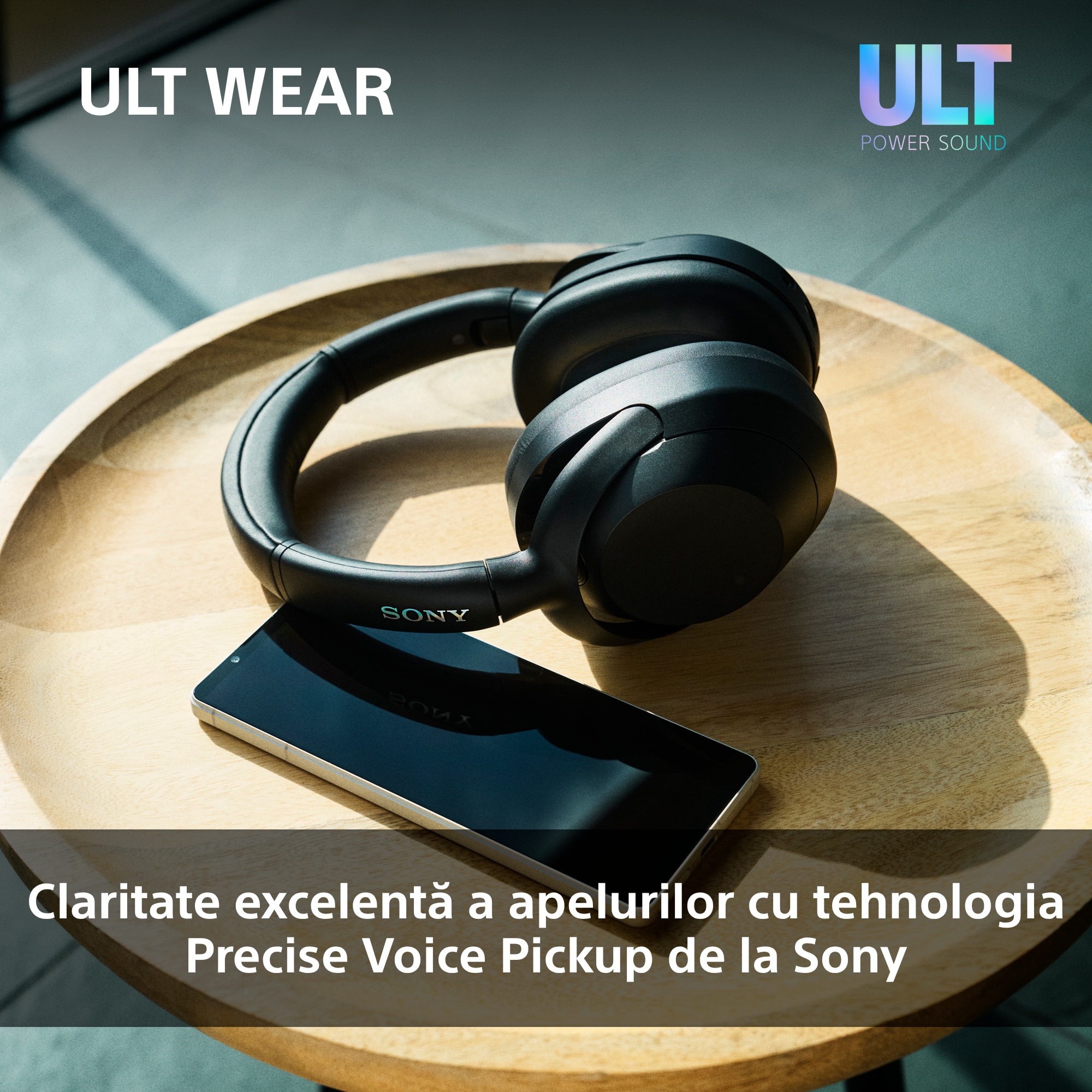 Casti Over the Ear Sony ULT WEAR, Wireless, Bluetooth, ULT Power