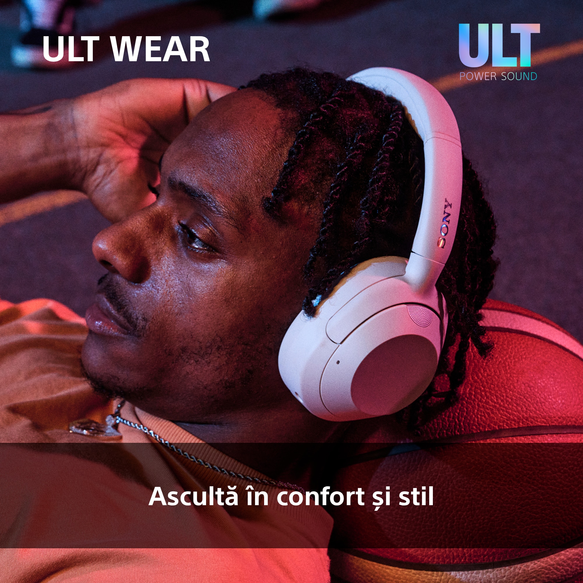 Casti Over the Ear Sony ULT WEAR, Wireless, Bluetooth, ULT Power