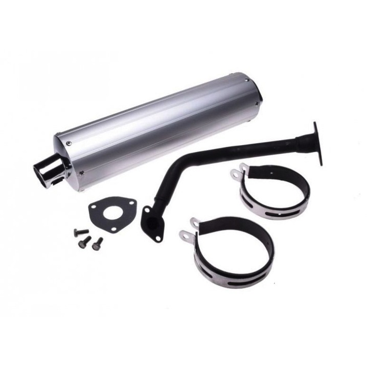 Robogó kipufogó 4 ütemű GY6 125-150cc, alumínium