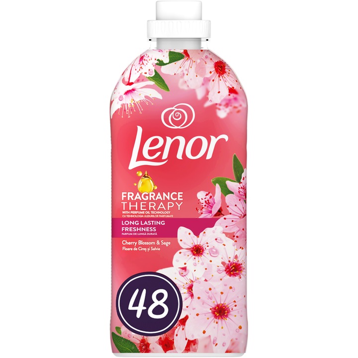 Омекотител Lenor Cherry Blossom, 1.2 л, 48 пранета