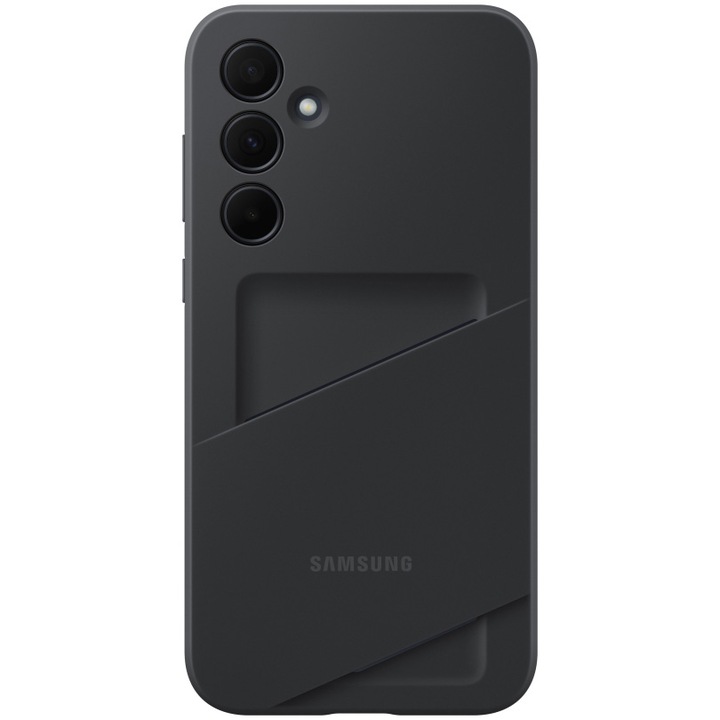 Husa de protectie Samsung Card Slot Case pentru Galaxy A35 5G, Negru