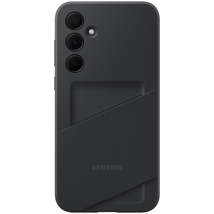 Husa de protectie Samsung Card Slot Case pentru Galaxy A35, Black