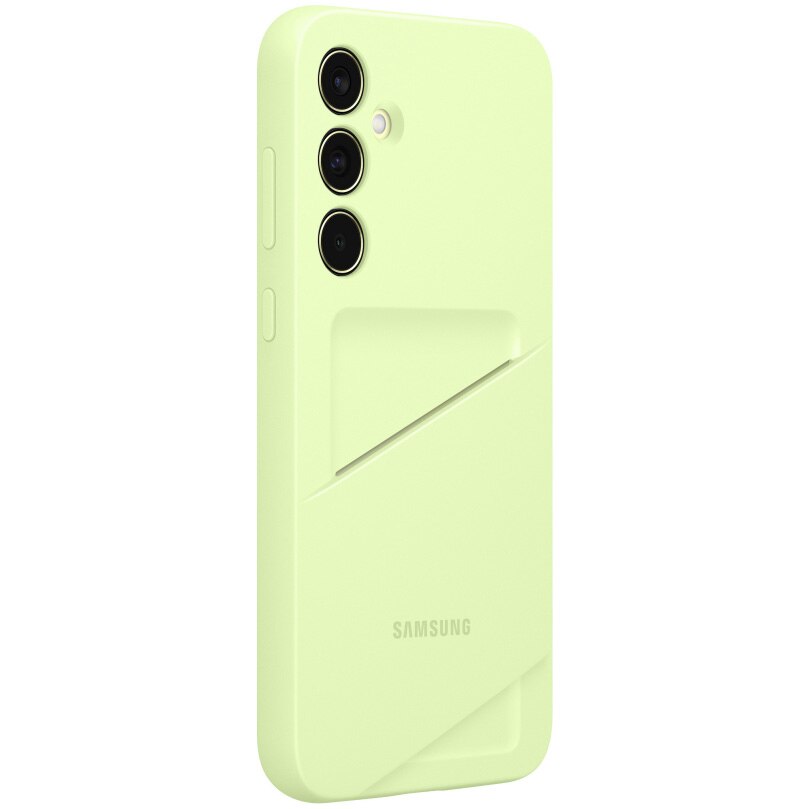 Husa de protectie Samsung Card Slot Case pentru Galaxy A35 5G, Verde Lime