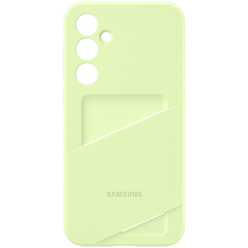 Husa de protectie Samsung Card Slot Case pentru Galaxy A35 5G, Verde Lime