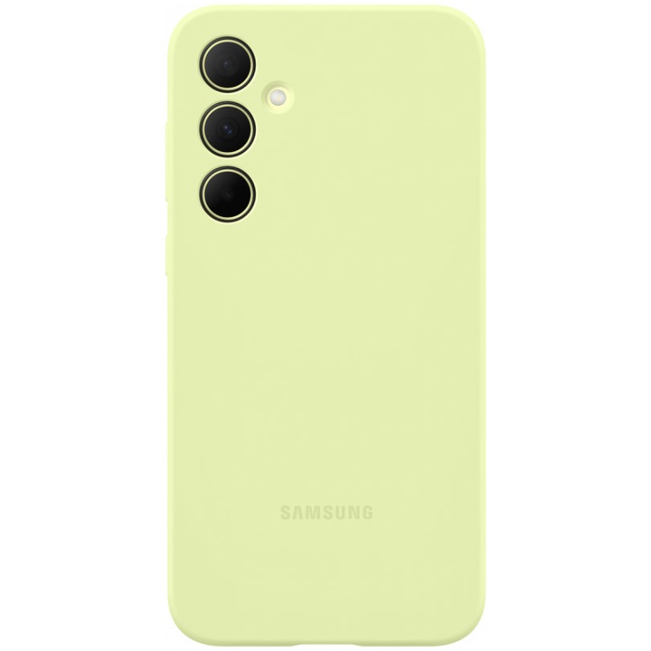 Husa de protectie Samsung Silicone Case pentru Galaxy A35 5G, Verde Lime