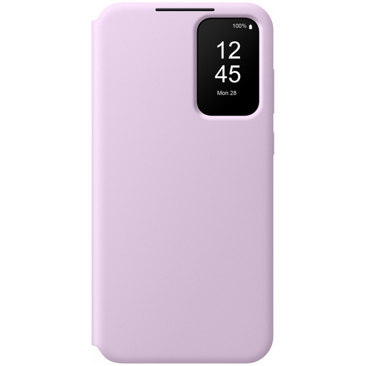 Husa de protectie Samsung Flip Smart View Wallet Case pentru Galaxy A35 5G, Lavander