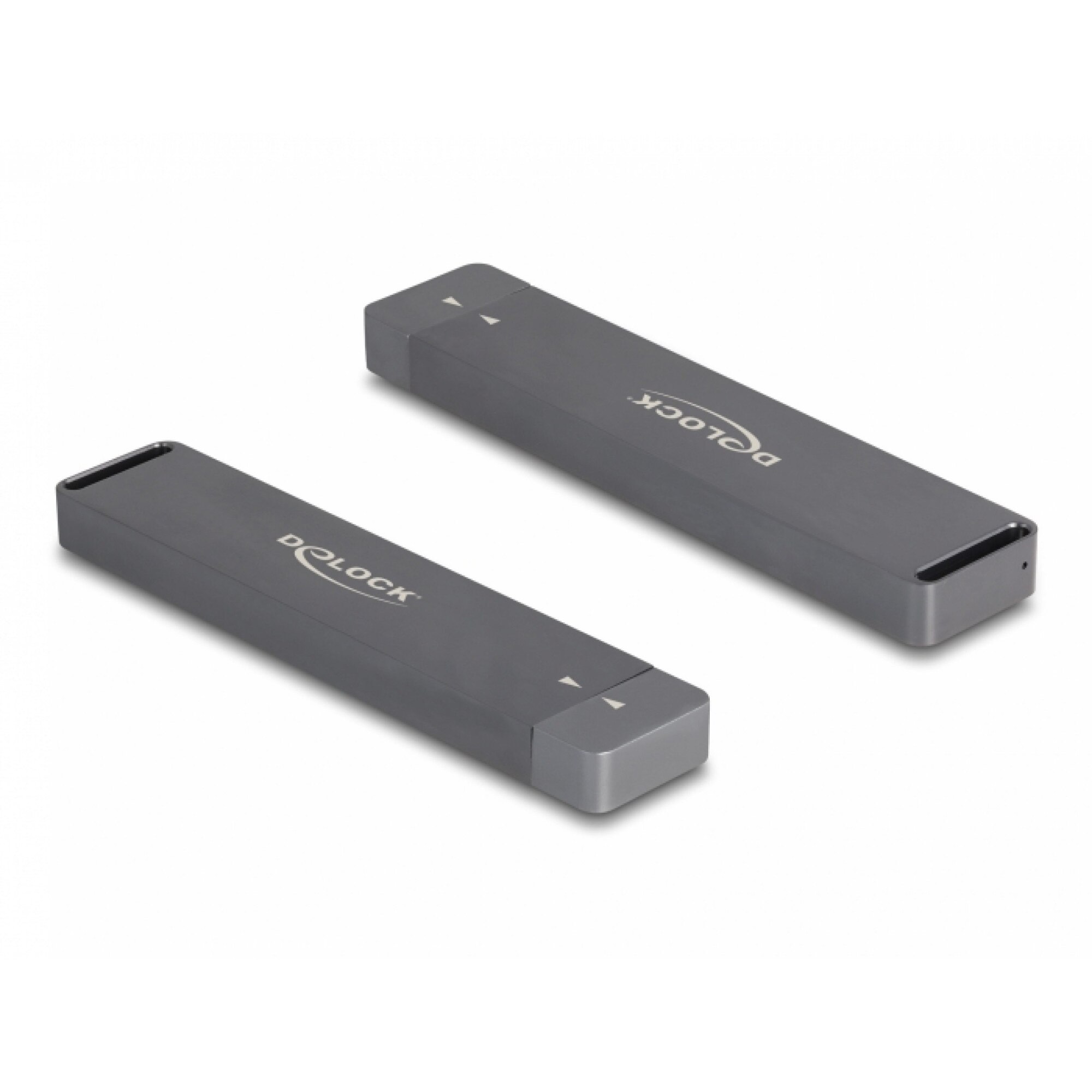 H Raz M Delock Külső ház M.2 NVME PCIe SSD vagy SATA SSD számára USB 10 Gbps A ...