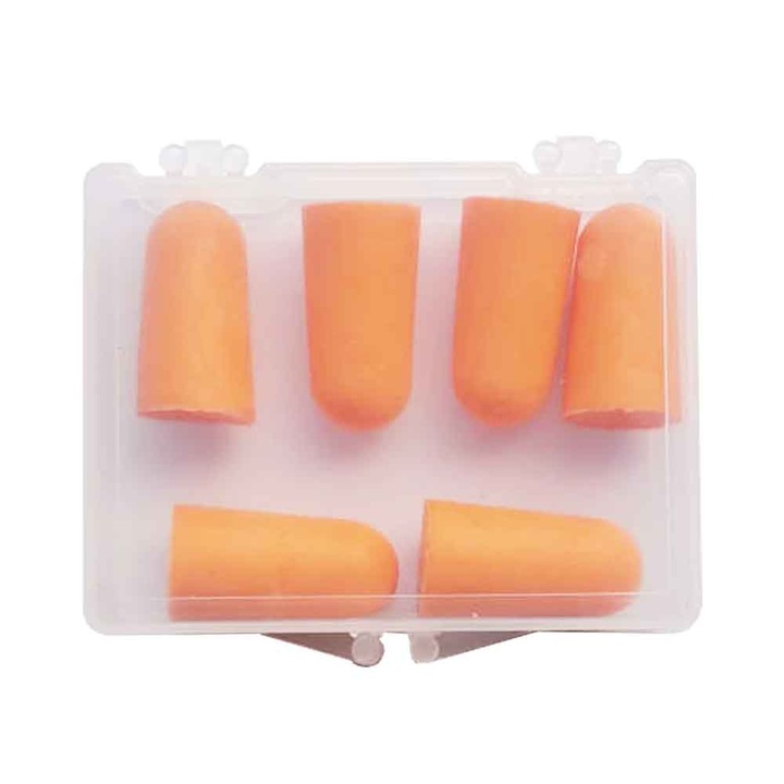 Set 6 Dopuri de Urechi, Spuma, Portocaliu