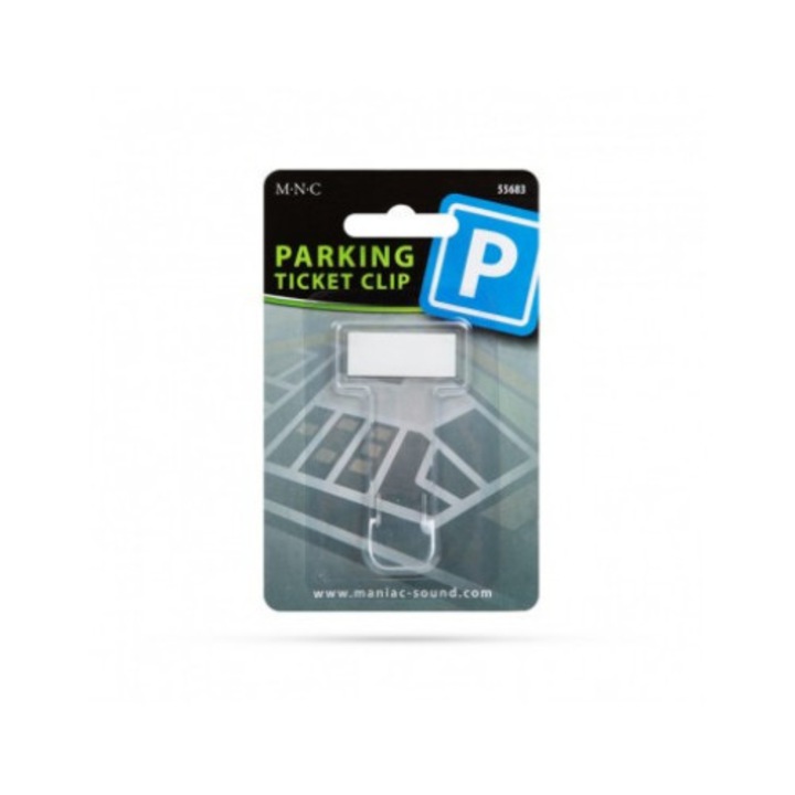 Suport auto adeziv pentru tichete de parcare si autorizatii, transparent