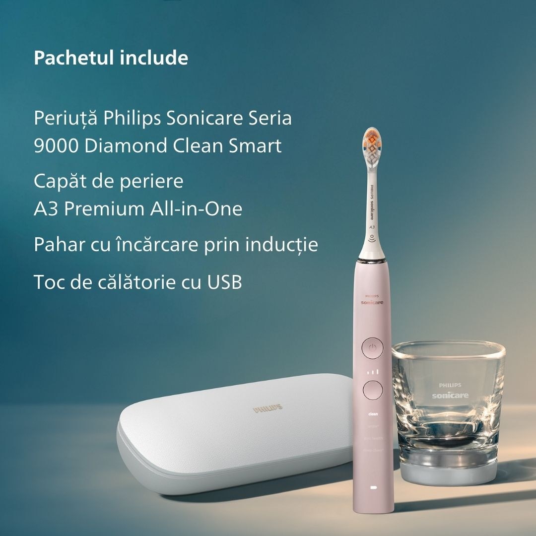 Periuta electrica sonica Philips Sonicare HX9911/21 Diamond Clean