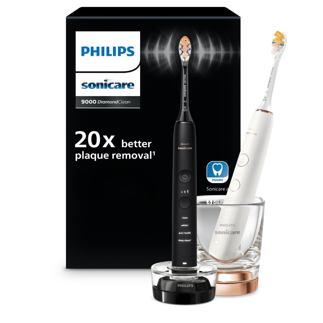 HELIOSCARE ULTRA-D 2個セット Set de doua periute sonice Philips Sonicare HX9914/69 Diamond