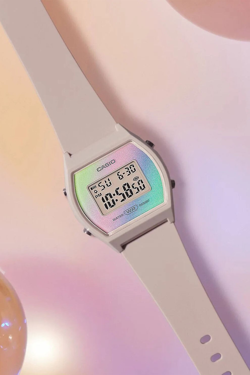 Casio, Ceas quartz digital, Crema - eMAG.ro