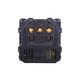 Контакт, Schuko Module 16A, 2 модула, USB A+C порт 3, 1 A, 20W Бързо зареждане с интелигентно разпознаване и защита от деца, Черен