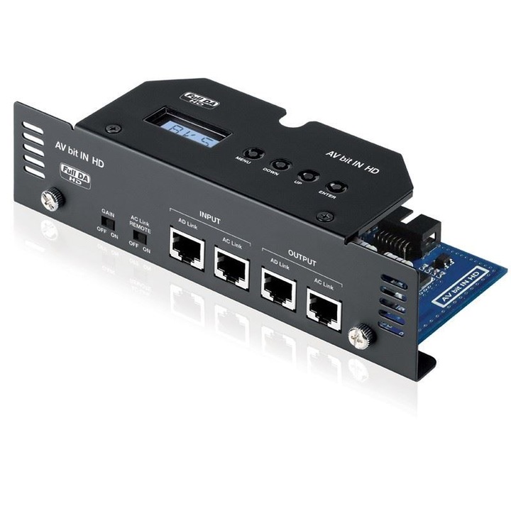 Interfata digitala pentru amplificatoare Audison, Bit AV in HD, Negru