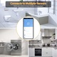 Интелигентен сензор за наводнение/теч, Smart WIFI, съвместим с приложенията TuyaSmart и SmartLife