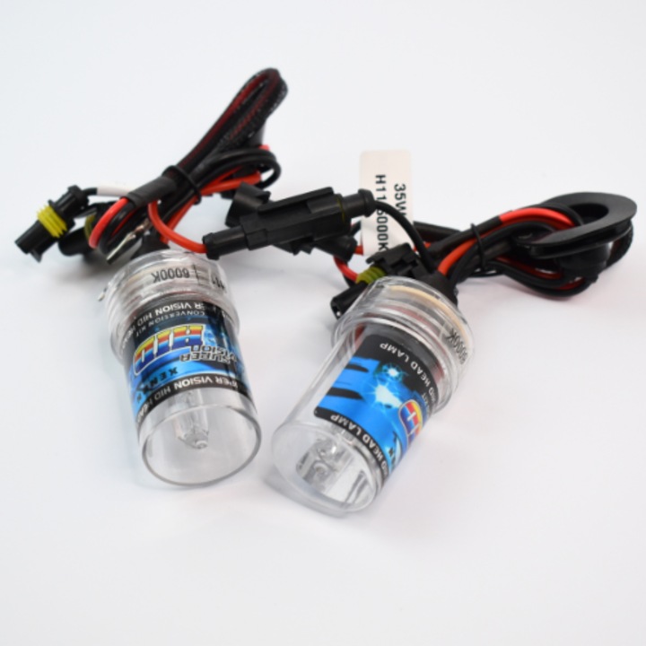 Комплект две крушки Xenon HID Super Vision H11 35W 6000K CNlight