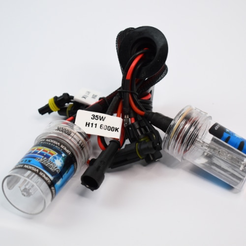 Kit Ampoules HID Xénon 6000K Blanc Diamant Autovizion H11 - 35W Pour Codes/Feux De Croisement