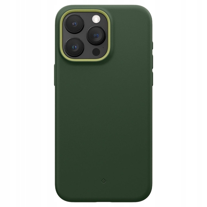 Husa telefon, Spigen, TPU, Caseology Nano Pop Mag, Avo Green, compatibila MagSafe, protectie Mil-Grade, pentru iPhone 15 Pro Max