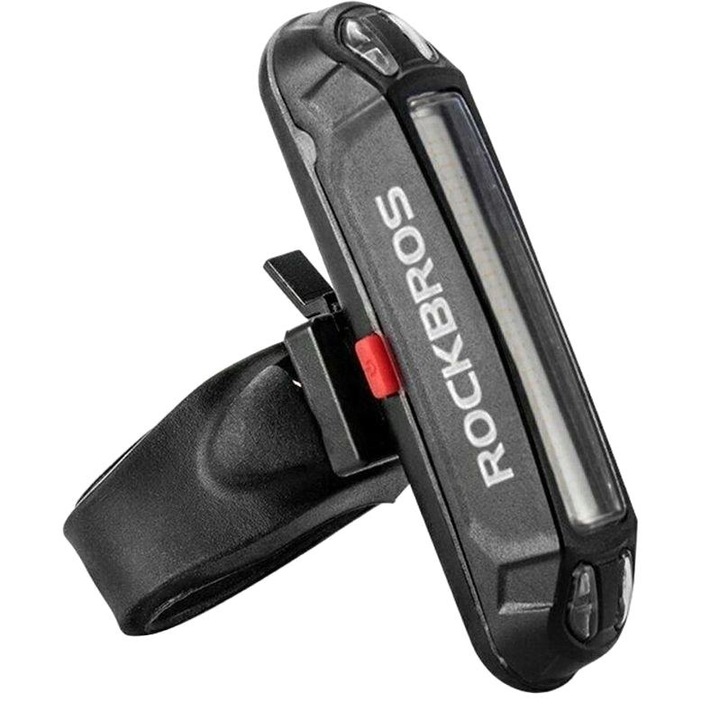 Велосипедна светлина, Rockbros, водоустойчива, черна