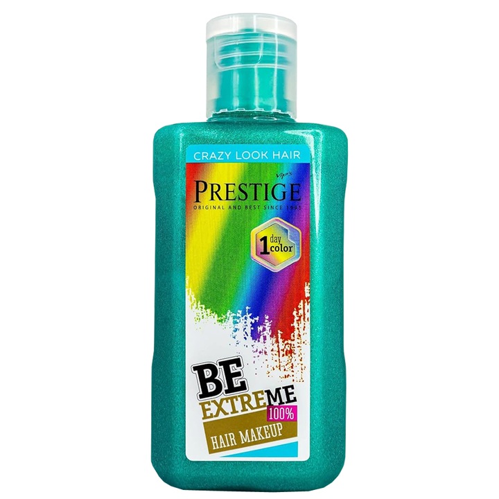 PRESTIGE Krém ideiglenes haj- és arcfestéshez legyen extrém, 100 ml, zöld