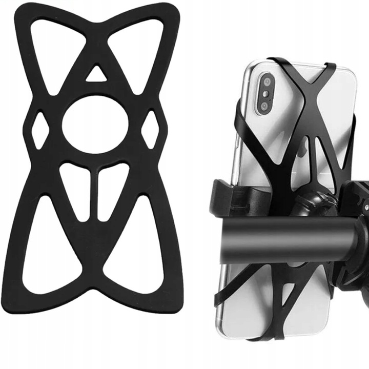 Cauciuc De Siguranta, Gub, Pentru Manere, Atasament Central, Negru