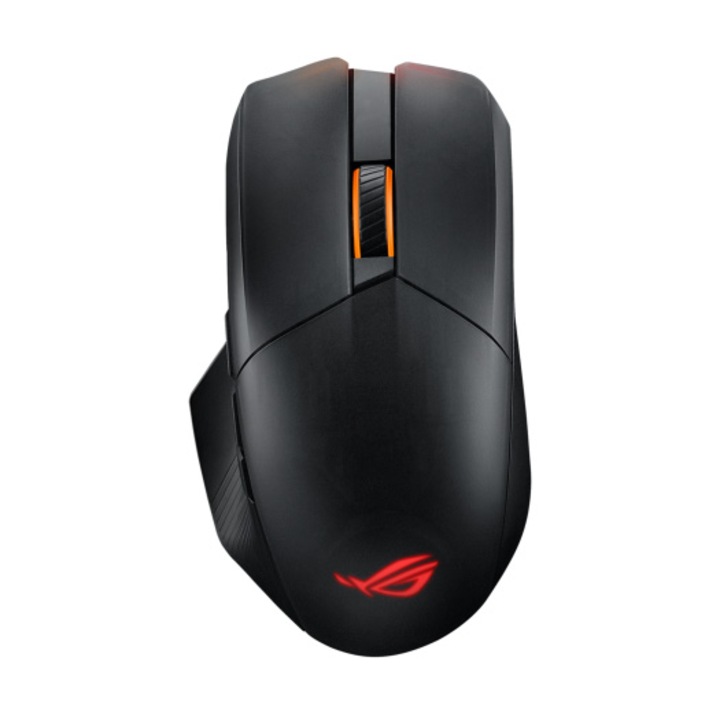 ASUS ROG Chakram X Origin gamer egér, 36 000 DPI, ROG AimPoint érzékelő, Fekete