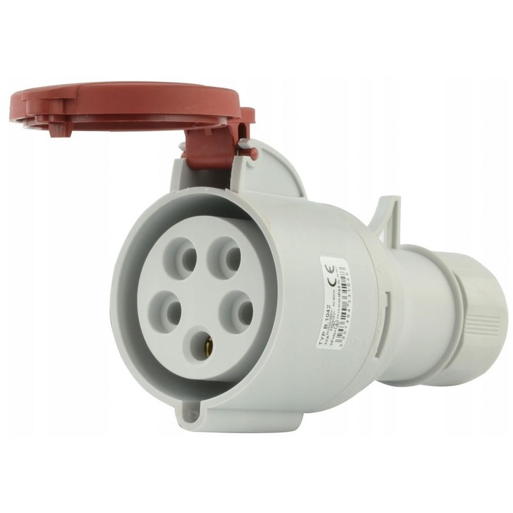 Fisa industriala trifazica mobila [5p] 32A 400V portabil IP44 mama