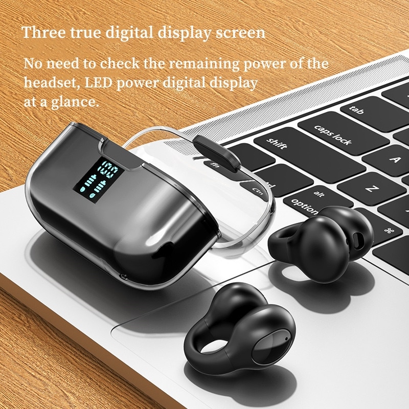 Casti Bluetooth wireless, Noise canceling G91 TWS, design ergonomic cu ...