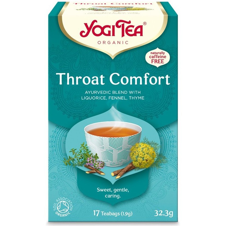 Био чай Yogi Tea Respira Sanatos, 17 пакетчета, 32.3гр