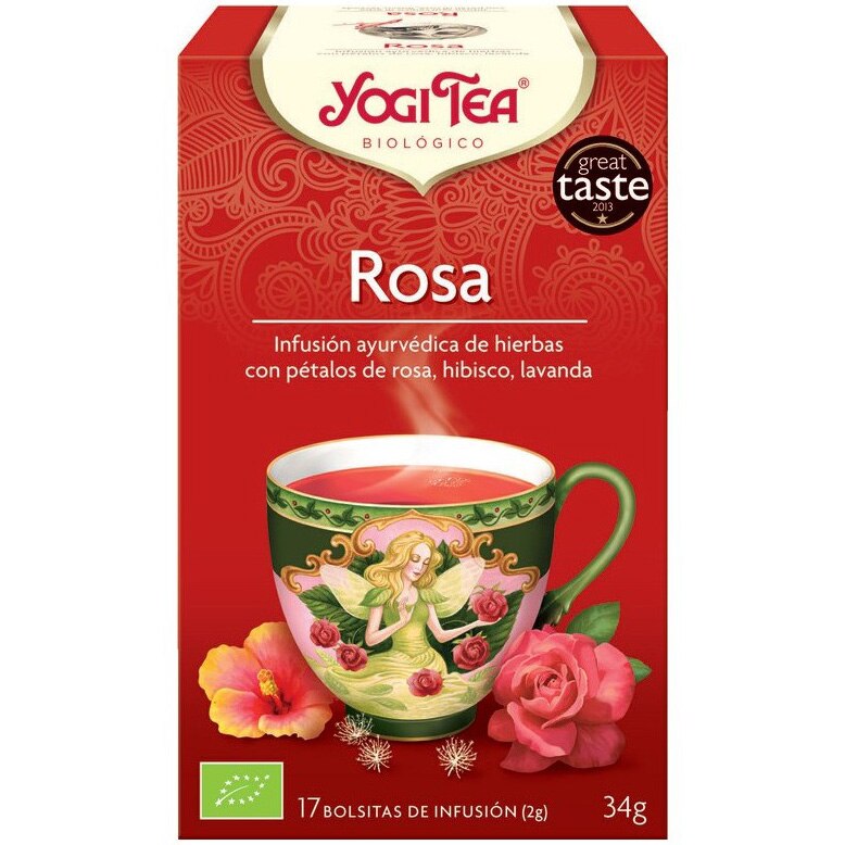 Ceai bio de Trandafiri 17 , Yogi Tea, 34g